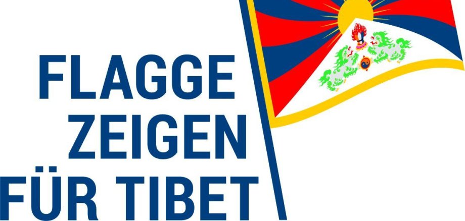 Flagge zeigen für Tibet.