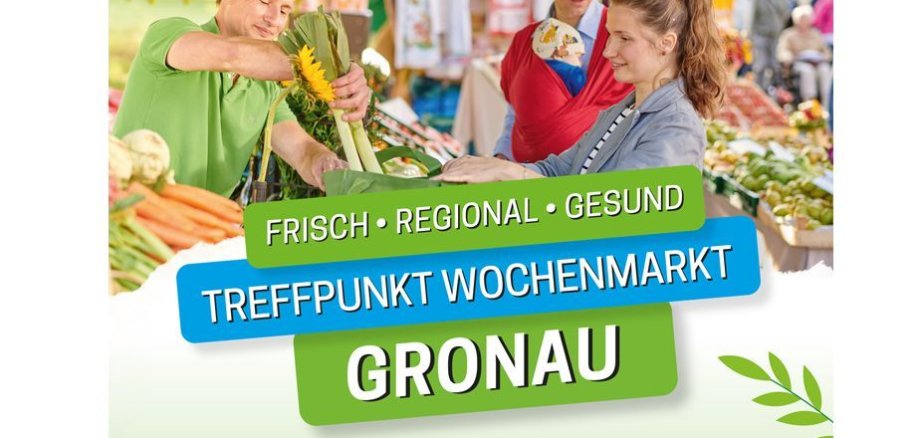 Treffpunkt Wochenmarkt Gronau: frisch, regional und gesund.