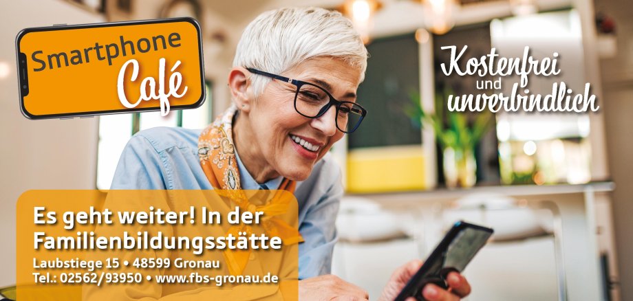 Smartphone Café in der Familenbildungsstätte