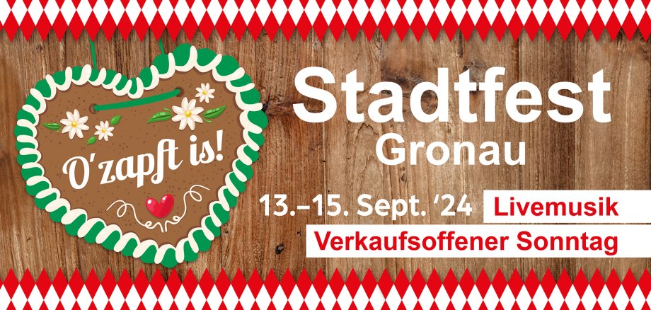 Grafik "Stadtfest Gronau 13.-15.09.24"