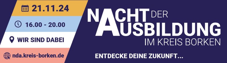 Banner Nacht der Ausbildung